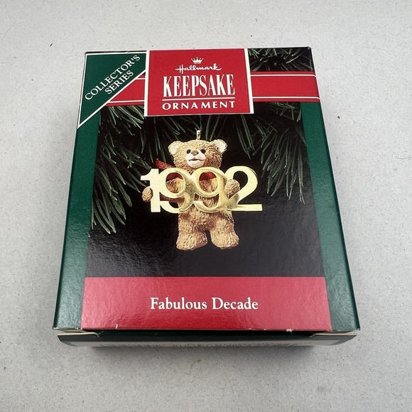 Hallmark Other - 1992 Brass Fabulous Decade Hallmark Keepsake Christmas Ornament Collectors NIB